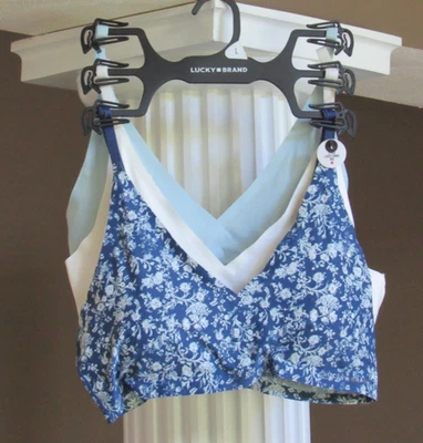 SUJETADORES DE SALÓN CONVERTIBLES Lucky Brand 3 correas ajustables con almohadillas talla L nuevos con etiquetas $84 Foto 1 de 4