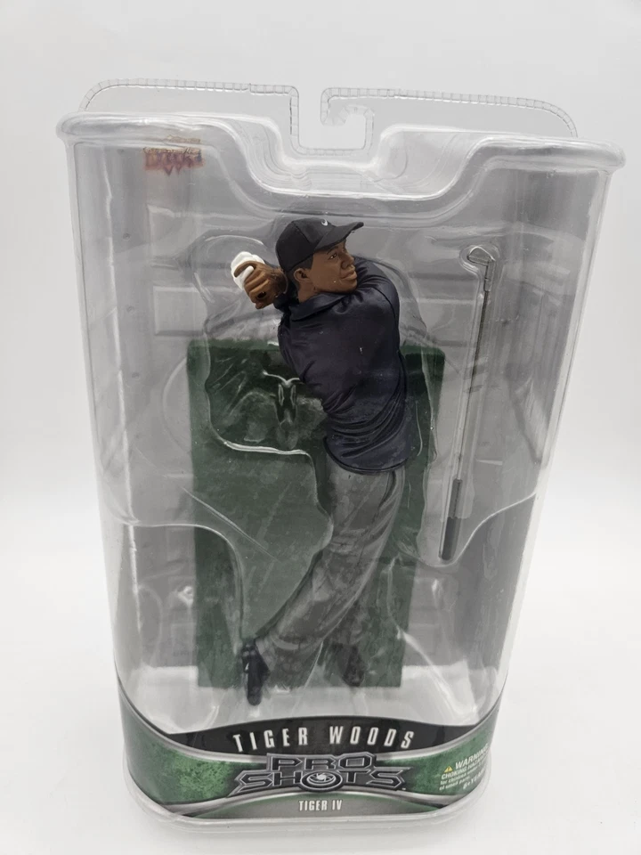 FIGURA DE GOLF TIGER WOODS PRO SHOTS TIGER IV SERIE 2 2009 de colección cubierta superior Foto 1 de 2