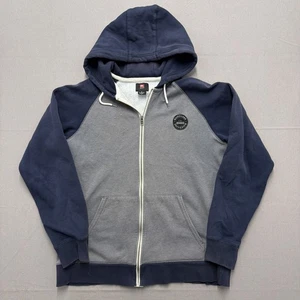 Felpa con cappuccio/felpa con cappuccio QUIKSILVER uomo XL X-Large sbiadita invecchiata - Foto 1 di 10