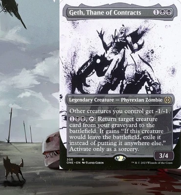 Geth, Thane of Contracts Commander Deck Reanimator Magic MTG Ready-to-Play Alt - Image 1 of 4