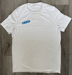 Hoka One One Herren Gr. Small Kurzarm Laufshirt Airolite weiß luftig Oberteil - Bild 1 von 10