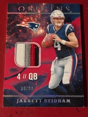 2019 Panini Origins - Rookie Patches Jarrett Stidham #RP-7 Blue /99 - Image 1 of 2