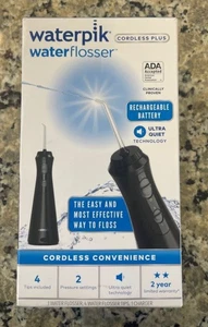 Waterpik Water Flosser Cordless Plus WP-462W Black - 4 Tips, Rechargeable - Picture 1 of 5