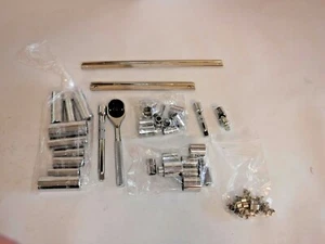 PROTO J52230 Socket Wrench Set,3/8 in. Dr,34 pc (T) - Picture 1 of 9