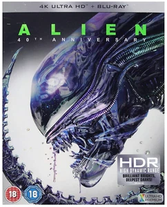 Alien - 4K Ultra HD & Blu-Ray New/Sealed (2 Disc Edition) Region Free - Picture 1 of 2