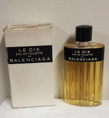 Botella Le Dix Eau de Toilette Perfume Balenciaga 2 Oz. Nuevo en caja completo Foto 1 de 4