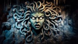 Medusa Digital image picture photo wallpaper background desktop art AI creation - Picture 1 of 3