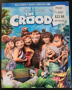 The Croods (Blu-ray/DVD, 2013) With Slipcover Nicolas Cage Ryan Reynolds - Imagen 1 de 2