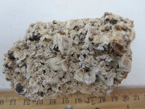 MN 143 MANGANO CALCITE & GALENA SPECIMEN FROM PACCHAPAQUI, PERU. PRETTY PIECE - Picture 1 of 4