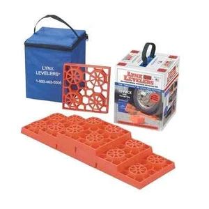 Set of 10 NEW Lynx Levelers w/ Nylon Bag for RV - Picture 1 of 1