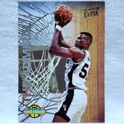 Fleer Ultra Famous Apodos 1993-94 El Almirante #14 David Robinson Foto 1 de 2