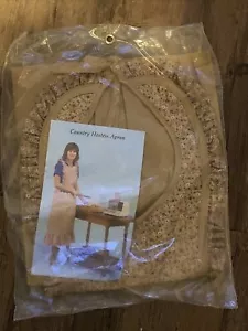 70’s Farm House Apron (pre-1983), Beige, Floral NOS - Picture 1 of 8
