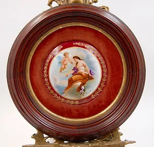 ANTIQUE LIMOGES HAND PAINTED PORCELAIN PORTRAIT PLAQUE ... - Picture 1 of 6
