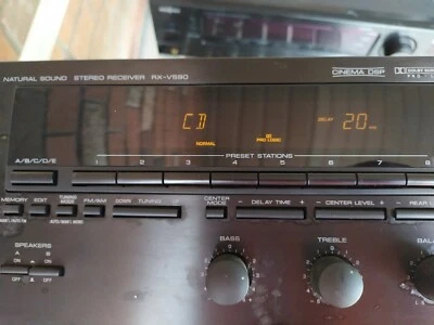 Vintage Yamaha Natural Sound Stereo Receiver Model RX-V590 - Imagem 1 de 4