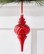 Holiday Lane Ruby Holiday Oversized Red Finial Ornament