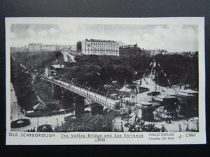 Yorkshire SCARBOROUGH Valley Bridge c1910 RP Postcard by Pamlin Repro C1861 - Picture 1 of 2