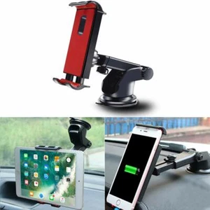 Car Dashboard Windshield Suction Cup Mount Holder For Phone/Tablet 4.7-11.2" - Picture 1 of 28