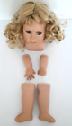 Porcelain Doll  Parts Head,  Wig, Arms, Legs For Doll Making Repair