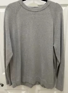 ZARA Men's Gray Long Sleeve Crew-neck Pull-over Sweater L - Picture 1 of 5