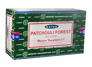 12pk Satya 15g Patchouli Forest Incense - Picture 1 of 1