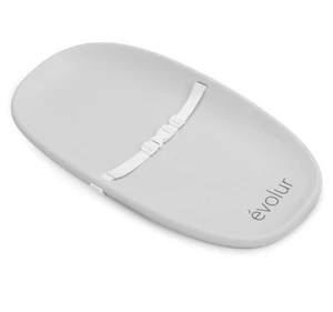 Evolur Eva Baby Changing Pad in Light Gray, Soft, Lightweight and Portable - Picture 1 of 3