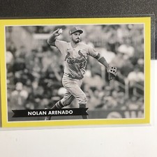 Nolan Arenado 2021 Topps 582 Montgomery Club Set #4 Early Days Design