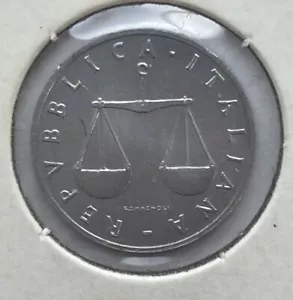 Italy 1 Lira 1952 - Cornucopia & Scales of Justice - UNC t1009 - Picture 1 of 2