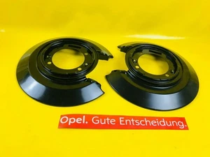 SET Ankerblech Opel Senator B Omega A Calibra hinten Staubblech Bremse BLECH - Picture 1 of 3