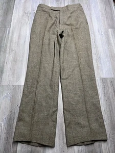 Pantalones de vestir de lana a medida vintage para hombre talla 32x30 Walter Morton Chicago Detroit - Imagen 1 de 17