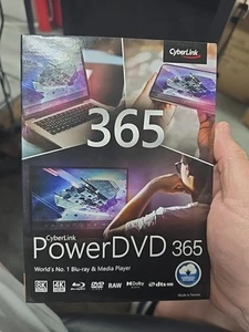 Cyberlink PowerDVD 365 World's Number 1 Blu-Ray and Media Player - Picture 1 of 6