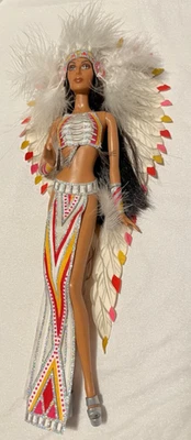 MUÑECA BARBIE BOB MACKIE INDIA MEDIA RAZA CHER 2007 DE COLECCIÓN ETIQUETA NEGRA Foto 1 de 2