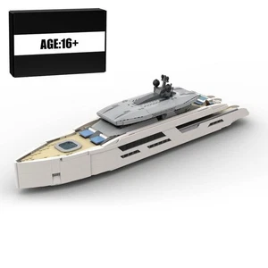 Custom: Midi-Scale Luxury Yacht with Exterior and Interior 2977 PCS MOC-164898 - Picture 1 of 13