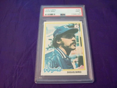 1978 TOPPS #183 DOUG BIRD PSA 9 - Image 1 of 2