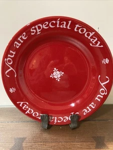 Waechtersbach Germany YOU ARE SPECIAL TODAY The Original Red Plate Co 1979 10.5” - Picture 1 of 2