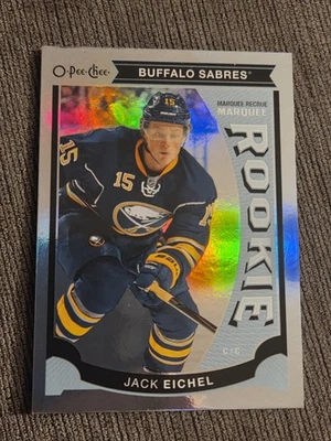 2015-16 Upper Deck - O-Pee-Chee Update Jack Eichel #U50 Rainbow Foil (RC) - Image 1 of 2