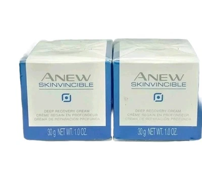 2x ANEW Clinical Skinvincible Deep Recovery Cream Sealed 1oz Avon New - image 1 of 4