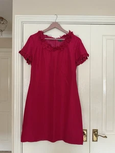PHASE EIGHT SILK PINK DRESS SIZE 14 - Picture 1 of 2