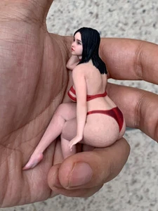 11.3cm 1/12 Sexy Fat bikini girl Scene Miniature Figure Doll For Car Model Toy - Picture 1 of 10