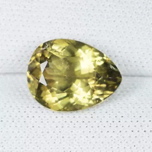 2.68 ct RARE BROWNISH YELLOW MOZAMBIQUE NATURAL TOURMALINE - See Vdo 4571 YB - Picture 1 of 2