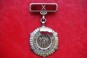 Poland Medal For The Tenth Anniversary Of The People's Republic 1944-1954 SILVER