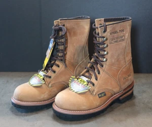 AD-TEC WOMENS STEEL TOE LEATHER WORK BOOTS BNWT - Picture 1 of 7