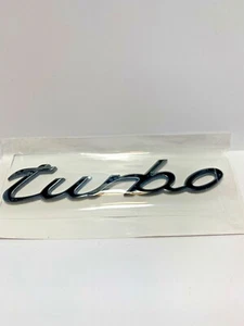Se adapta a Porsche emblema turbo negro compatible con 911 997 996 Cayenne Macan GT2 993 964 944 - Imagen 1 de 4