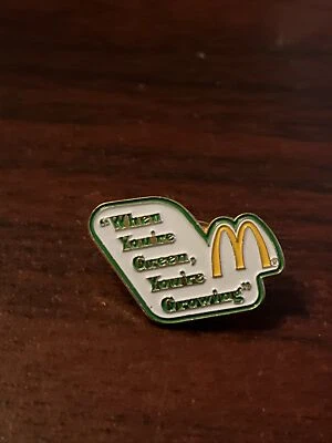 McDonald’s “When You’re Green You’re Growing” Employee Lapel Hat Pin - Image 1 of 4