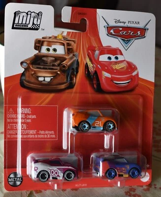 Disney Pixar Cars Mini Racers RYAN "INSIDE", BARRY DePEDAL & FLIP DOVE NEW - Image 1 of 4