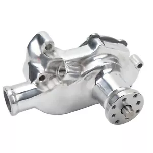 Car Auto High Volume Short Water Pump Aluminum Large Water Flow For SBC V8 283 - Bild 1 von 12