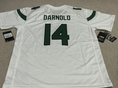 Sam Darnold New York Jets Nike Football Jersey Youth XL White New NWT Cover