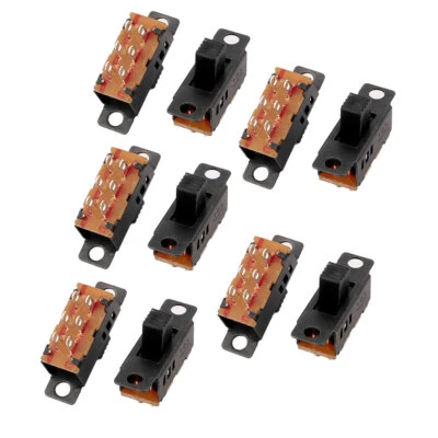 10Pcs 3 Position 6P DPDT Micro Miniature PCB Slide Switch Latching Toggle Switch - Image 1 of 3