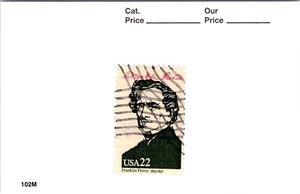Vintage 1986 US Stamp .22¢ Franklin Pierce Scott # 2217 - Picture 1 of 2