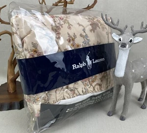 Twin Rüschen Bettrock ~ Ralph Lauren Körbe & Schleifen Vintage 100 % Baumwolle Perkal - Bild 1 von 7