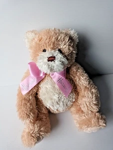Harrods Teddy Bear Collectible Pink Ribbon Bow 13” Toys Plushies Soft Toys Bears - Bild 1 von 17